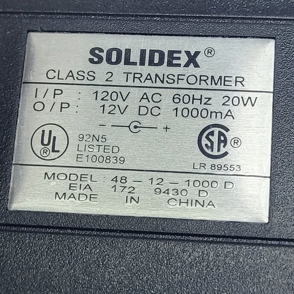 Solidex VC-88 Video Battery Reconditioner & Quick Charger VHS-c Compatible - Picture 11 of 16